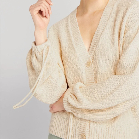 Paige Bougainvillea Cardigan Sweater Size Small - Picture 2 of 7